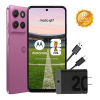 Celular Motorola G17 128GB 4GB RAM Rosa
